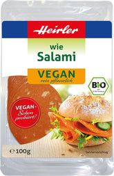 Vegan product Salami ORGANIC 100 g - HEIRLER